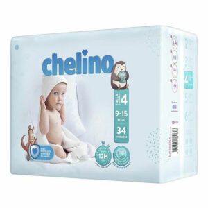 Disposable nappies Chelino 3602484 (34 Units)