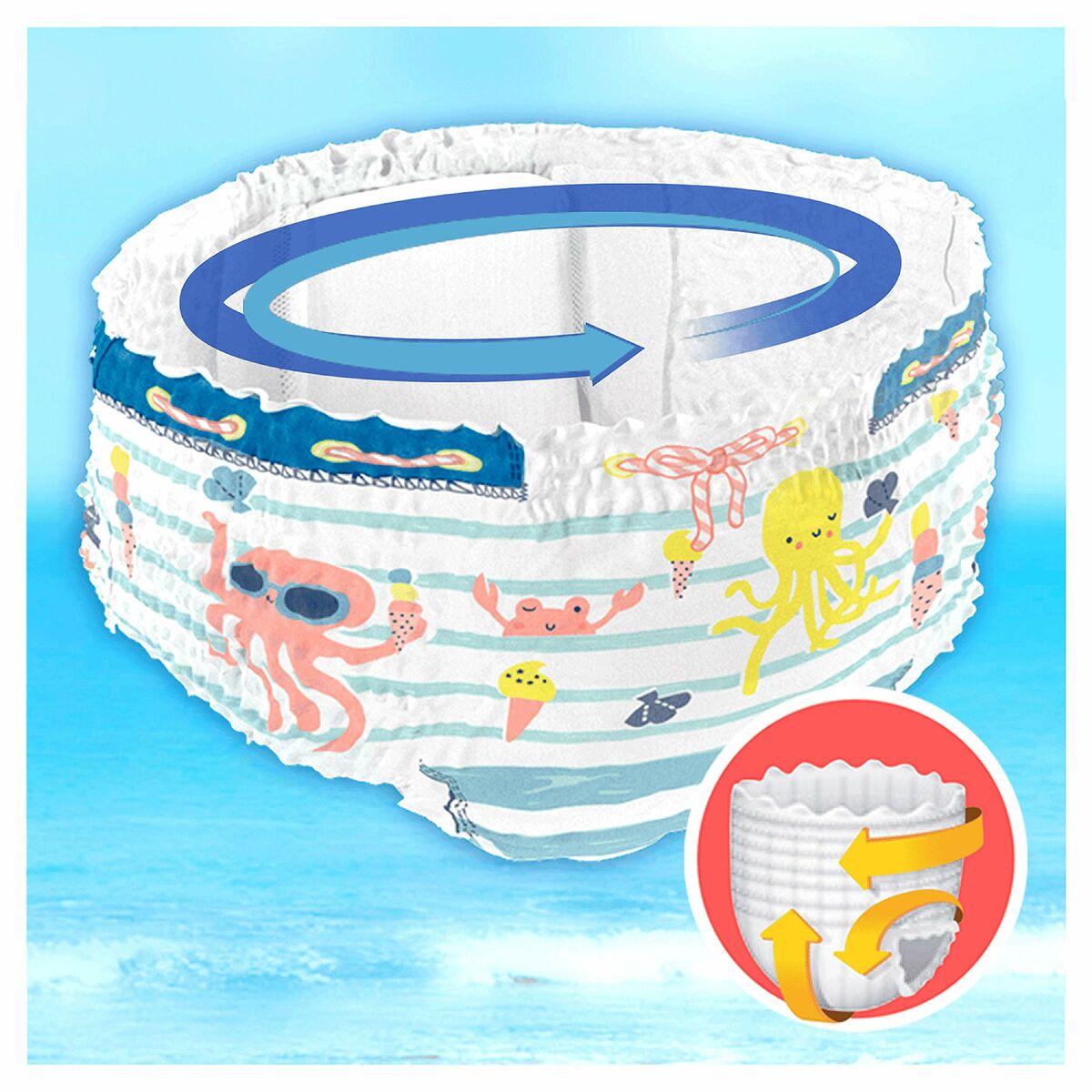 Disposable nappies Dodot Splashers 4-5 9-15 kg (11 Units) - Image 4