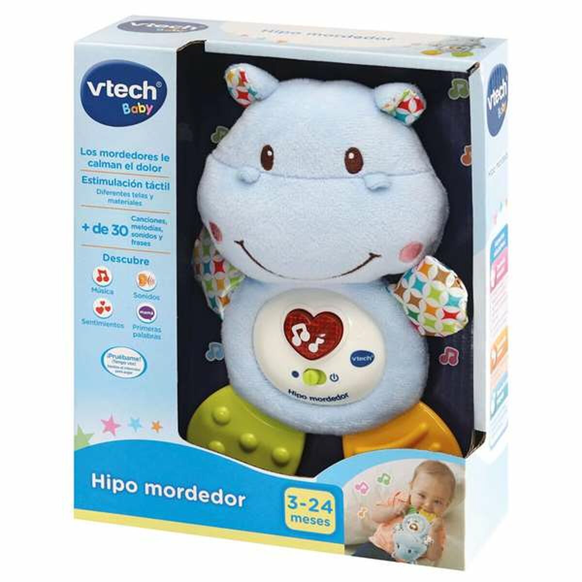 Teether for Babies Vtech Hippopotamus - Image 2