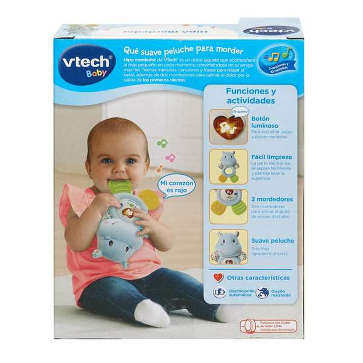 Teether for Babies Vtech Hippopotamus - Image 5